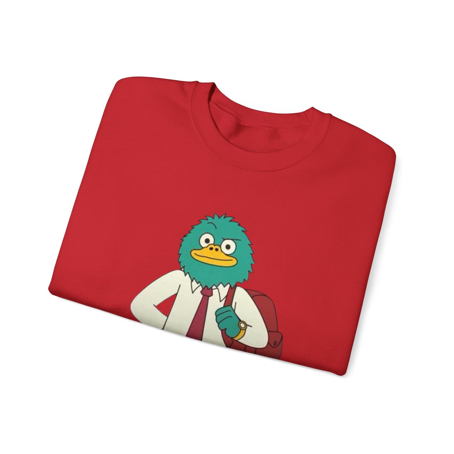 Playful Cartoon Crewneck Sweatshirt - Unisex