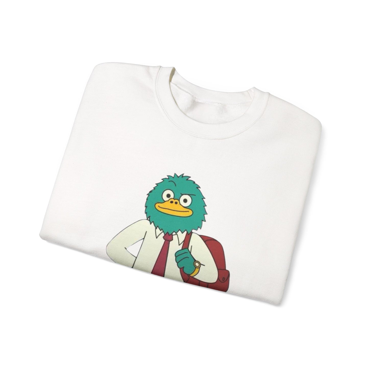 Playful Cartoon Crewneck Sweatshirt - Unisex