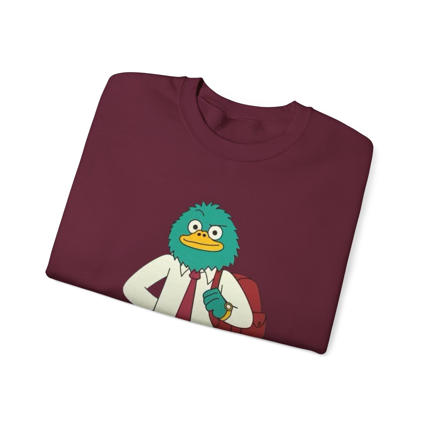 Playful Cartoon Crewneck Sweatshirt - Unisex