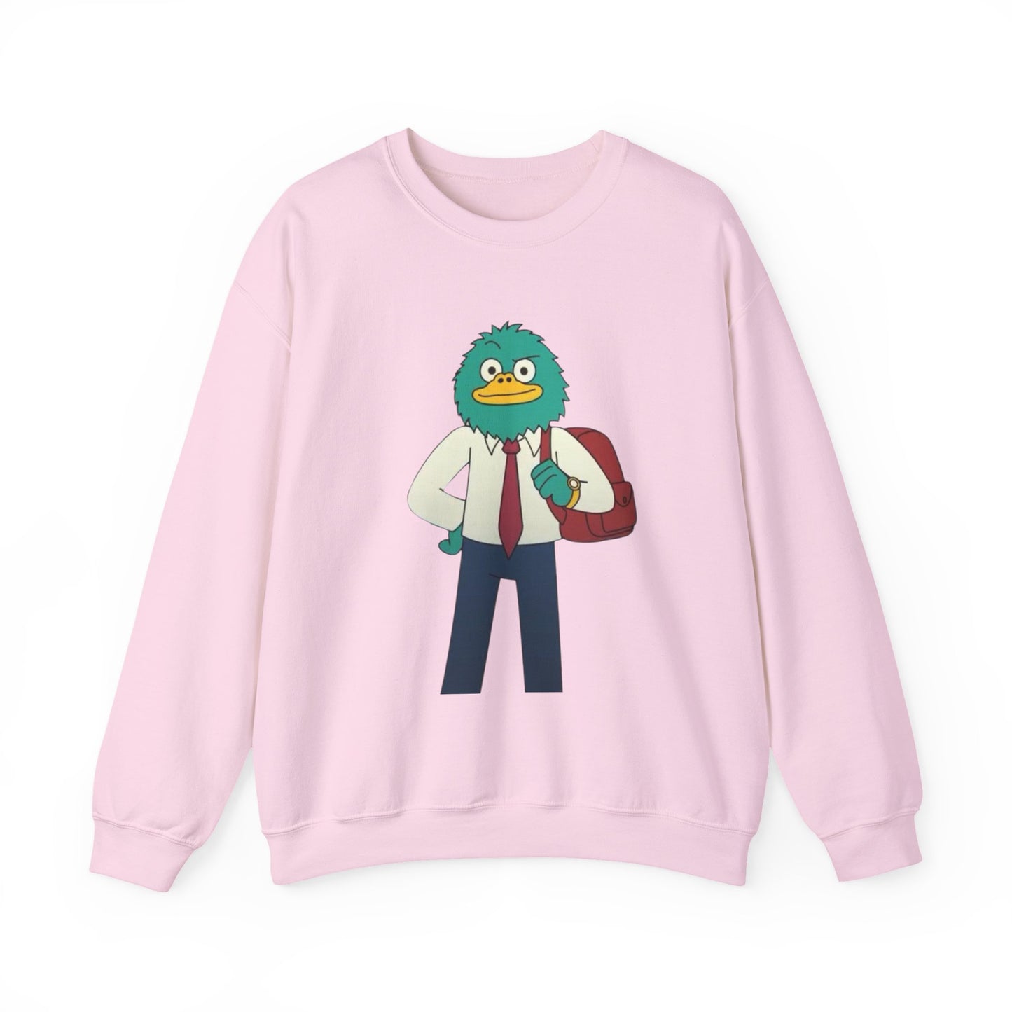 Playful Cartoon Crewneck Sweatshirt - Unisex