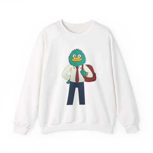 Playful Cartoon Crewneck Sweatshirt - Unisex