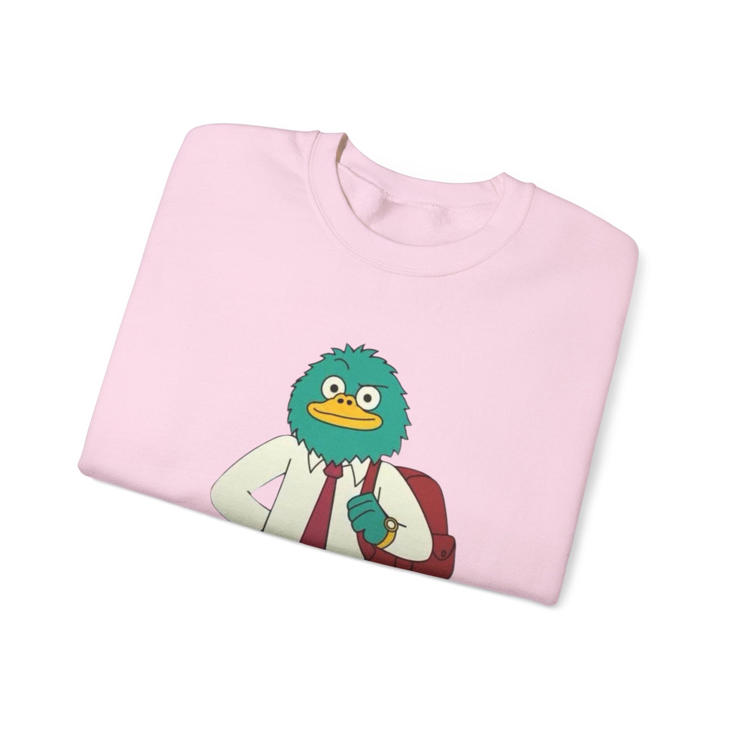 Playful Cartoon Crewneck Sweatshirt - Unisex