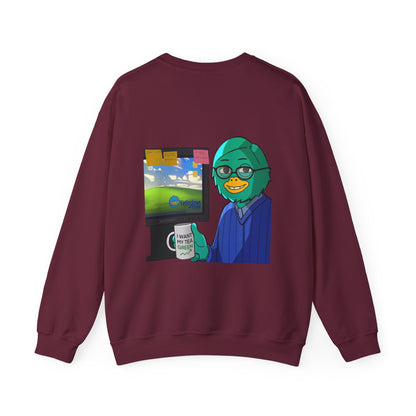 Playful Cartoon Crewneck Sweatshirt - Unisex